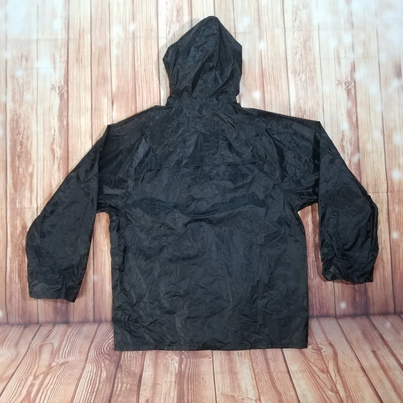 MOSSI Racing Jacket Waist Straps All Black 2013 Size M Button Zipz - Picture 7 of 9